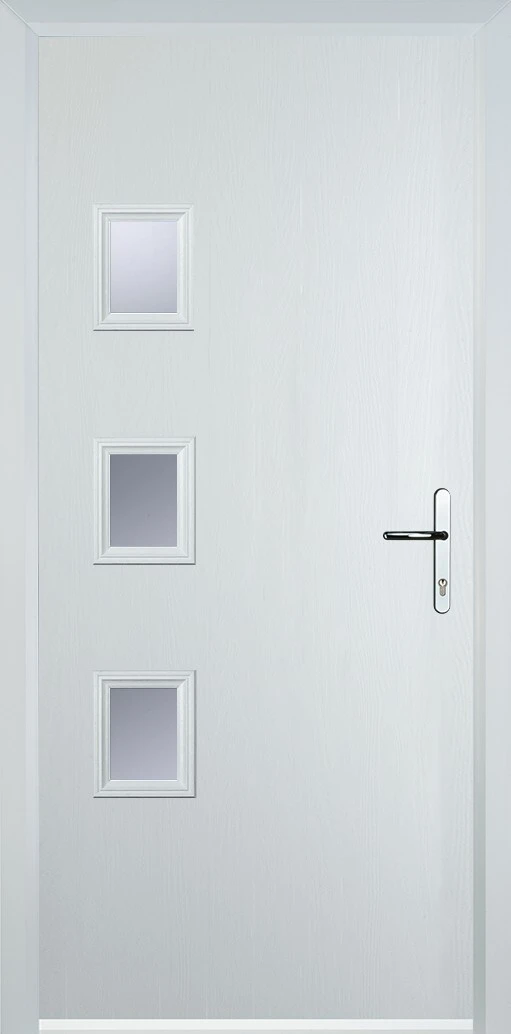 3 Square Flush Grained Left
