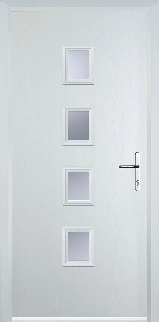 4 Square Flush Grained