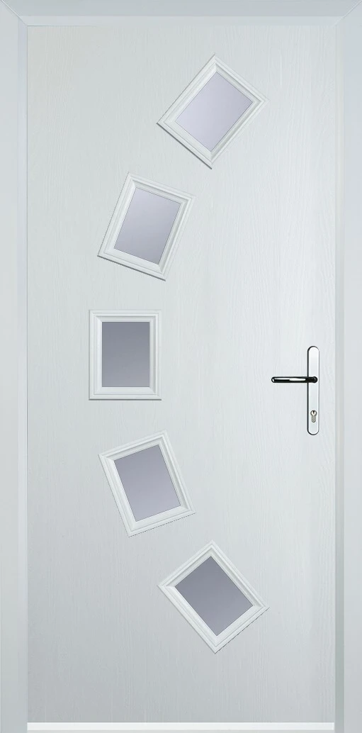5 Square Curved Flush Grained